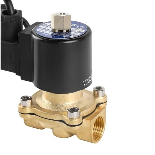 1/2" normalerweise offene Brunnenmagnetventile DN15 Messing wasserdichtes Magnetventil for Unterwasser 220V 110V 24V 12V(NPT_24VDC_VITON-SEAL) von JXCHSWOU