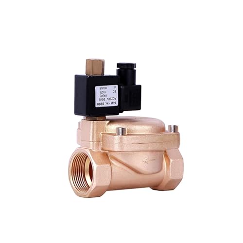 1-1/4" normalerweise offenes Hochdruck-Magnetventil 110V 24V 12V 24V 0955 Messing-Magnetventil(NPT_110VAC_EPDM-SEAL) von JXCHSWOU