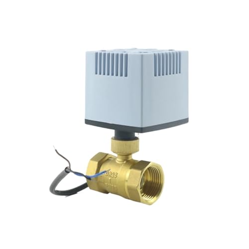 1 Stück 1/2" 3/4" 1" 1-1/4" 220VAC DC12V Wasserdicht IP67 Messing motorisierter elektrischer Kugelhahn 3-Draht 2-Steuerung 2-Wege DN15/DN20/DN25/DN40(1-1/4",DC12V-24V) von JXCHSWOU