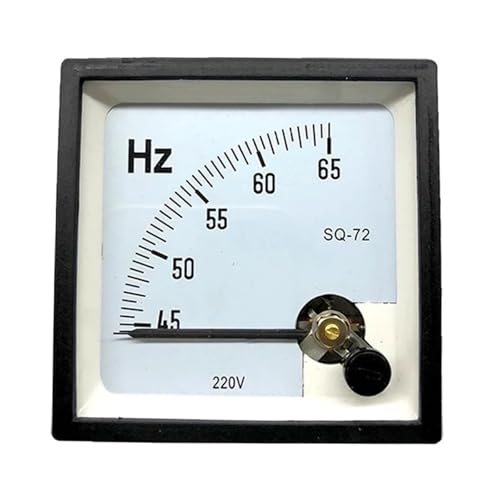 1 Stück CP-72 CZ-72 SJ-72 SQ-72 AC 110 V 220 V 380 V Frequenztabelle/Hz-Meter/Herzmeter 45-55 Hz 45-65 Hz 55-65 Hz(45-55Hz,380V) von JXCHSWOU