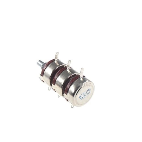 1 Stück WTH118-3 2W 1A Dreifach-Dreifachpotentiometer WTH118-1A 2W 470R 1K 2,2K 2K2 3K3 10K 47K 100K 150K 220K 470K 500K 560K 1M 2,2M(1M Ohm) von JXCHSWOU