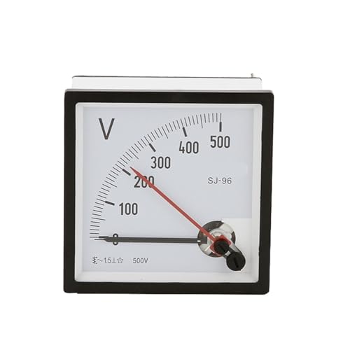 1 Stücke CP-96 SJ-96 CZ-96 Doppelnadel AC 200 V 250 V 300 V 400 V 450 V 500 V 600 V 750 V Palette Analog Voltmeter Manometer Panel Voltmeter(500V) von JXCHSWOU