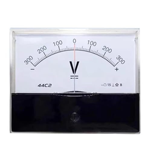 1 stück 44C2 /75mv Voltmeter Messgerät Analog Panel V Strom Meter50A -0-50A Voltmeter 3V 5A 10V 20V 30V 50V 100V 200V 300V 500V(20V - 0-20V) von JXCHSWOU