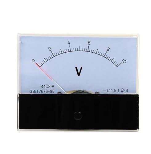 1 stück 44C2 Voltmeter analog panel zeiger voltmeter 1 V 3 V 5 V 10 V 15 V 20 V 30 V 50 V 75 V 100 V 150 V 300 V 450 V 500 V voltmeter(100V) von JXCHSWOU