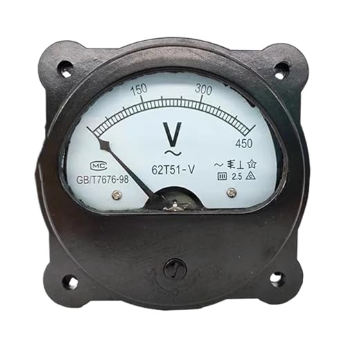 1 stück 62T51-V AC Analog Voltmeter Volt Panel Meter 250 V 300 V 450 V 500 V 1000 V 85 * 85mm(AC500V) von JXCHSWOU