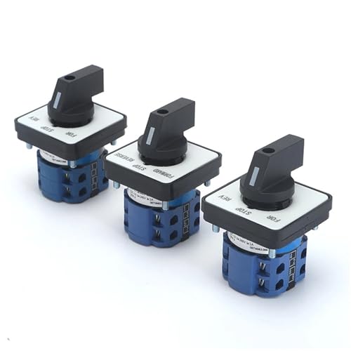 1 stück 64x64 MM Montieren Panel 8Pin Terminal 2/3/4/5 Position Universal Umschalter 660 V 25A Rast Rotary Cam Selector Schalter(0-1-2-3) von JXCHSWOU