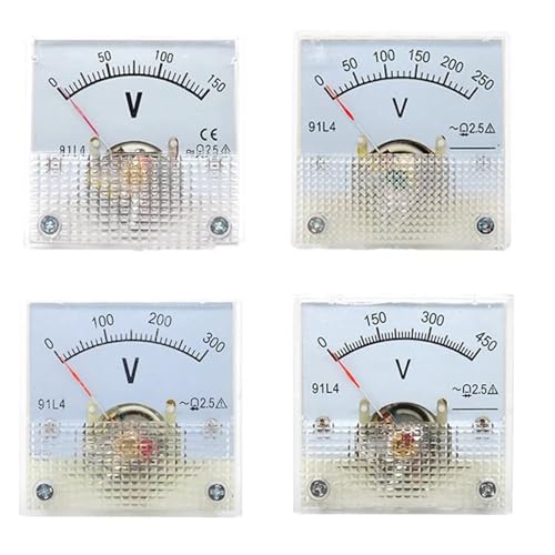 1 stück 91L4 AC 0-150 V 250 V 300 V 450 V Analog Panel Volt Spannung Meter Voltmeter Gauge 91L4 AC 0-150 V(300V) von JXCHSWOU