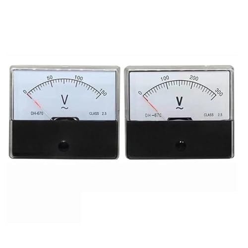 1 stück AC 150 V 300 V 500 V Analog Panel Meter voltmeter Manometer DH-670(20V) von JXCHSWOU