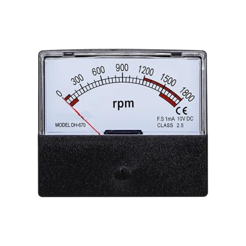 1 stück DH-670 AC Drehzahlmesser Zeiger Panel Meter RPM1800 2500 3000 3500 3600 RPM 30 V 220 V(DC 10V_RPM 2500) von JXCHSWOU