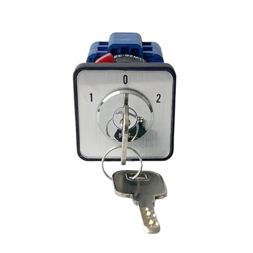 1 stück LW26-32F Serie 1-4 Schichten Mit Schlüssel AUS AUF Universal Transfer Nockenschalter 32A Dual Power Schalt Motor Reverse(102 ON-OFF-ON,1P 4Terminals) von JXCHSWOU
