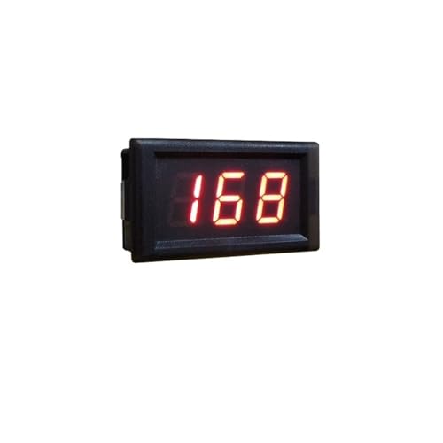 1 stück YB28 8-300 V LED Digital Voltmeter Spannungsmesser for Auto E-bike Spannungstester 600 V Hochspannungsmonitor Volt Panel Meter 200 V(DC8-300V Red digits) von JXCHSWOU