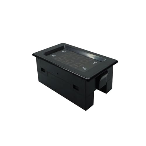 1 stück YB4835VF Digitalvoltmeter 50Hz Hertz 60Hz AC 80-500 V Spannungsmonitor LED-Doppelanzeige Spannungsfrequenzmesser 45-65Hz 230 Vac(Black cover) von JXCHSWOU
