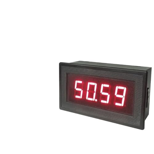 1 stück YB5140FT Drehzahlmesser RPM Digitalanzeige Frequenzmesser for Motor HZ 10 KHz mit Summer Relais Alarmausgang 24 V LED Geschwindigkeitsmessung(Buzzer with switch,PW DC5V Red) von JXCHSWOU