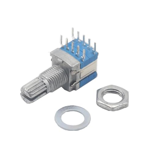 【10-2 STÜCK】RS1010 Pflaumenwelle 15 MM Band Drehschalter 1 Pol 2 1 Pol 3 Positionen 1 Pol 4 1 Pol 5 2 Pole 2 Positionen(1 Pole 2,2PCS) von JXCHSWOU