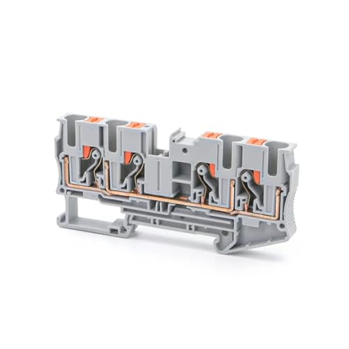 10 Stücke Din Rail Terminal Block PT6-QUATTRO 4 Leiter Push In Frühling 6mm² Durchführung Terminal Streifen Block Draht Leiter 10 Stücke Din Rail Terminal Block PT6-QUATTRO 4 Leiter Push In Frühling 6mm² Durchführung Terminal Streifen Block Draht Leiter von JXCHSWOU