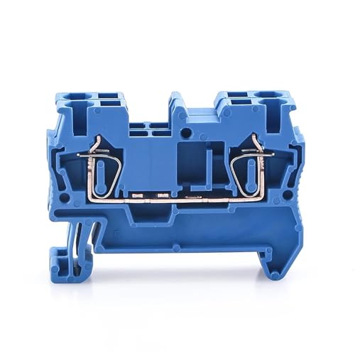 10 stücke Din Rail Terminal Block ST-2.5 Pull Typ Frühling Verbindung Stecker Schraubenlose Kupfer Draht Leiter 6 Farben ST2.5(Blue) von JXCHSWOU