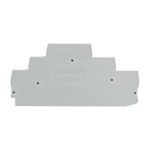100 Stücke D-ST2.5-3L DIN Rail Terminal Block Endplatte Abdeckkappen 5,2mm Dicke Unterstützung UK/ST Serie von JXCHSWOU
