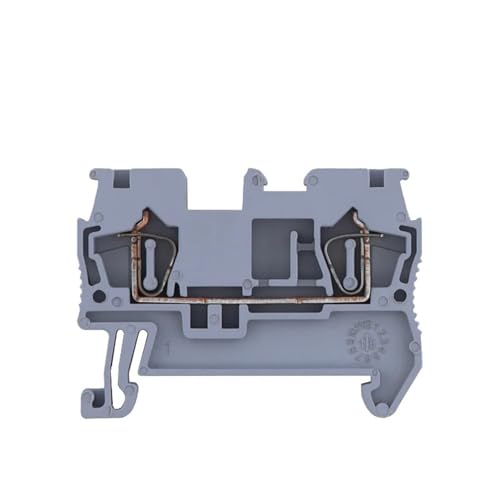 100 Stücke ST-2.5 DIN Rail Terminal Block Seitliche Einführung Push-in-Verbindung 2,5mm 12~24AWG Kabelverdrahtung Elektrischer Draht Connector3031212 von JXCHSWOU