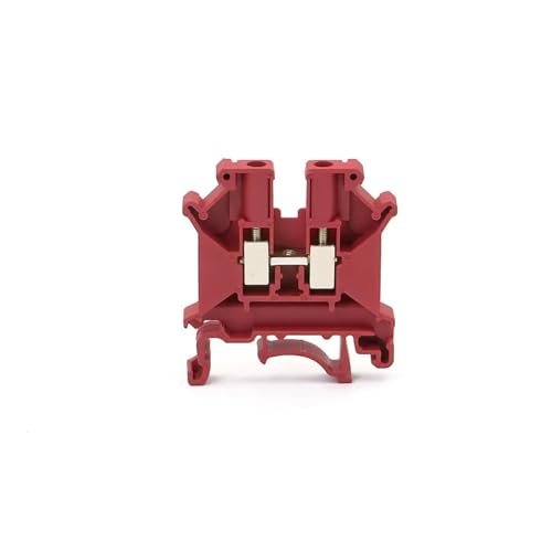 100 stücke Din Rail Terminal Block UK-5N Universal Stecker Schraube Verbindung Elektrische Verdrahtung Leiter UK5N Terminal Streifen Block(Red) von JXCHSWOU