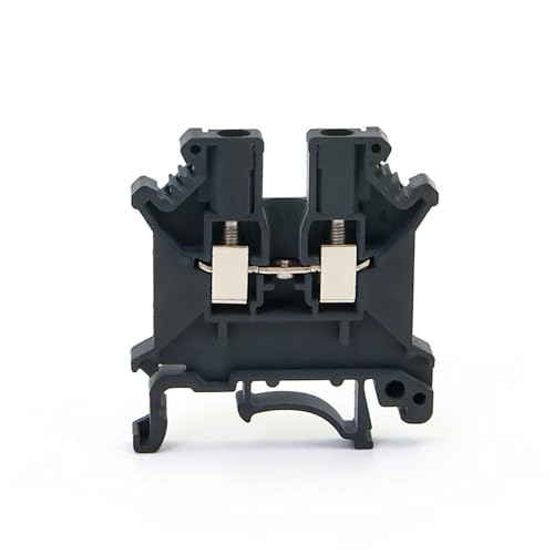 100 stücke Din Rail Terminal Block Universal Leiter UK-3N Schraube Verbindung Elektrische Verdrahtung Terminal Streifen Block Stecker UK3N(Black) von JXCHSWOU