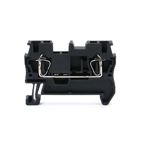 100 stücke Frühling Din Rail Terminal Block ST-2.5 Stecker Pull Typ Frühling Verbindung Schraubenlose Kupfer Draht Leiter ST2.5(Black) von JXCHSWOU