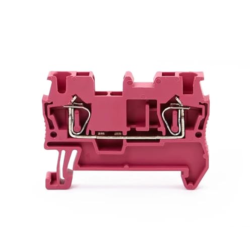 100 stücke Frühling Din Rail Terminal Block ST-2.5 Stecker Pull Typ Frühling Verbindung Schraubenlose Kupfer Draht Leiter ST2.5(Red) von JXCHSWOU