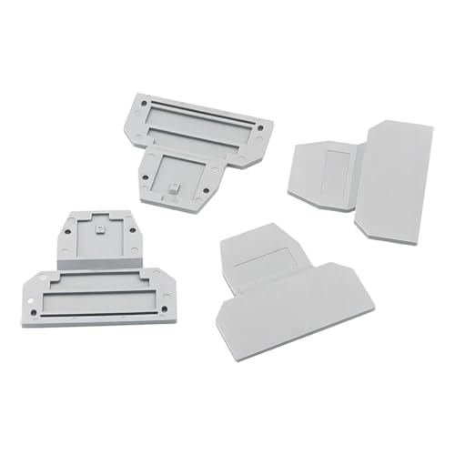 100Pcs D-UKK3/5 Ende Abdeckung Platte for UKK-3 und UKK-5 Din Rail Terminal Block Zubehör(For UKK-3) von JXCHSWOU