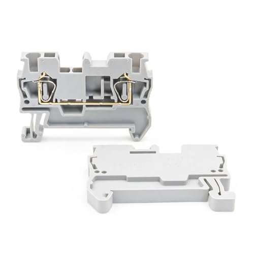 100Pcs ST 2,5 Terminal Block 2,5mm Din-schiene Elektrische Verbindungen Kompakte Zuverlässige Sichere(ST-2.5-100PCS-GRAY) von JXCHSWOU