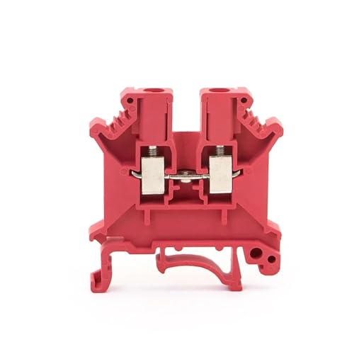 10Pcs UK-3N Din Rail Terminal Block Universal Leiter Schraube Verbindung Elektrische Terminal Streifen Block Stecker UK3N(Red) von JXCHSWOU