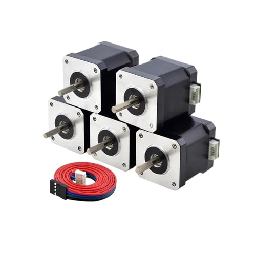 17 Schrittmotor 55Ncm Nema17 Motor 78oz.in 2A 42x48mm 2 Phasen 4-adrig for DIY 3D Drucker CNC 17 Schrittmotor 55Ncm Nema17 Motor 78oz.in 2A 42x48mm 2 Phasen 4-adrig for DIY 3D Drucker CNC von JXCHSWOU