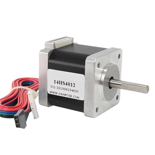 2 Phasen 4 Leitungen 14 Schrittmotor H40mm 1,2A 0,22Nm 14HS40121,8 Grad for 3D-Drucker CNC-Teile 35 Schrittmotor 2 Phasen 4 Leitungen 14 Schrittmotor H40mm 1,2A 0,22Nm 14HS40121,8 Grad for 3D-Drucker CNC-Teile 35 Schrittmotor von JXCHSWOU