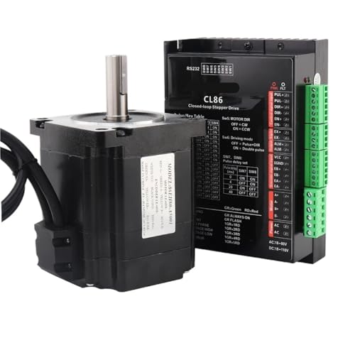 4,0 NM 4,0 EINE Nema34 86 24VHybrid Closed Loop Schrittmotor 86EH80A4001WITHCL86Drivemotor Closed-loop schritt motor kit(CL86 Drive) von JXCHSWOU