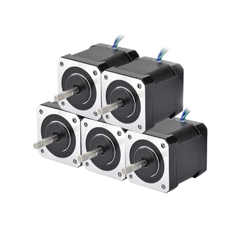 5 STÜCKE 17 Schrittmotor 17HS19-2004S1 42x48mm 2A Nema17 59Ncm (84oz.in) 4-leiter Schrittmotor for CNC 3D Drucker XYZ von JXCHSWOU