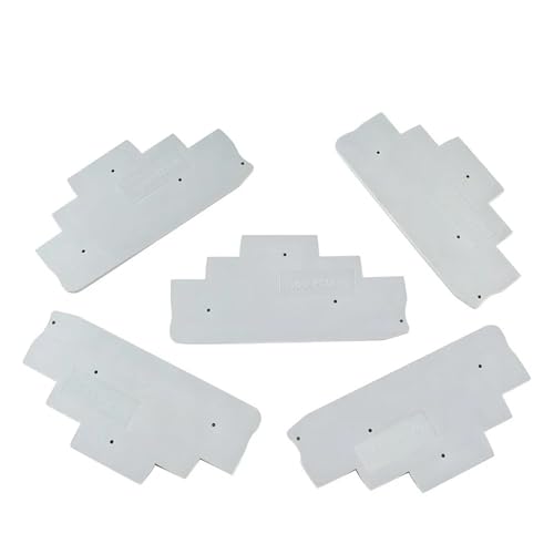50 Stück D-PT2.5-3L Endabdeckungsplatten for Din-Schienenklemmen der PT-Serie PT2.5-3L von JXCHSWOU