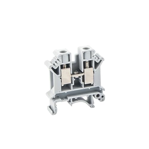 50Pcs Din Rail Terminal Block UK-10N Universal Schraube Anschluss Stecker UK10N 76A Draht Leiter(Gray) von JXCHSWOU