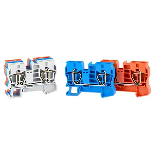 5Pcs Draht Leiter ST-10 Pull Typ Frühling Elektrische Verdrahtung Verbindung Din Rail Terminal Blöcke(BLUE) von JXCHSWOU