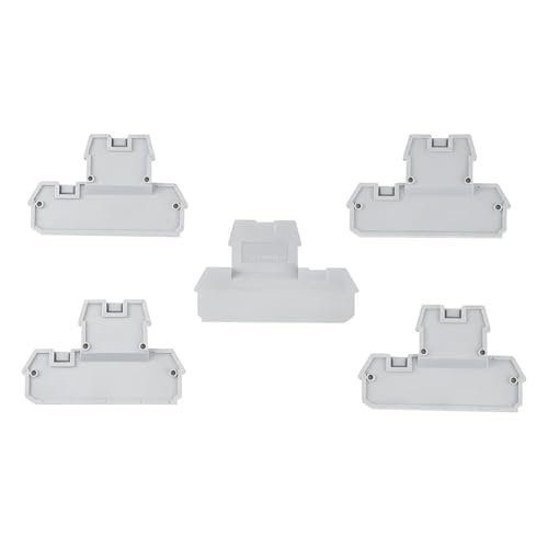 D-MBKKB2.5 100 Stück Endabdeckungsplattenkappen for MBKKB2.5 Din Rail Terminal Block Zubehör Schutzabdeckungsplatten von JXCHSWOU