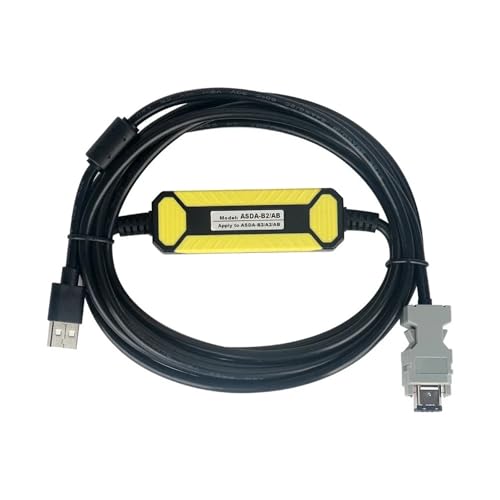 Geeignet for Servotreiber der ASDA-A3 M/A2 ASDA-B2 AB B3 A2R-Serie. PC-Kabel for Kommunikationslaufwerk for Herunterladen.(ASDA-B2 AB) von JXCHSWOU