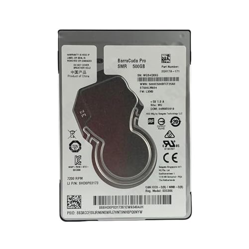 JXCHSWOU 500 GB Laptop HDD Festplatte Laufwerk Notebook HD 2,5 Zoll 7200 U/min 128 MB Cache SATA III ST500LM034 JXCHSWOU 500 GB Laptop HDD Festplatte Laufwerk Notebook HD 2,5 Zoll 7200 U/min 128 MB Cache SATA III ST500LM034 von JXCHSWOU