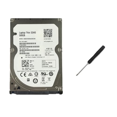 JXCHSWOU 500 GB Solid State Hybrid Drive SSHD Festplatte SSD HDD Festplatte HD SATA III 6 Gb/s 5400 RPM 64M Cache 2,5 Zoll for Laptop PS4 von JXCHSWOU