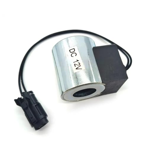 SY70/75 Bagger Pilot Rotierende Magnetventil Spule Spule Zubehör Kompatibel mit 60 65 85 135 Modelle(12V) von JXCHSWOU