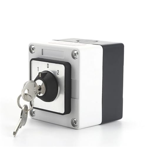 SZW26-20C/D101.1YB-BF Universal-Nocken-Umschalter-Schlüsselschalter mit wasserdichter und staubdichter versiegelter Box 102 3 Positionen 1 Phase 20A von JXCHSWOU