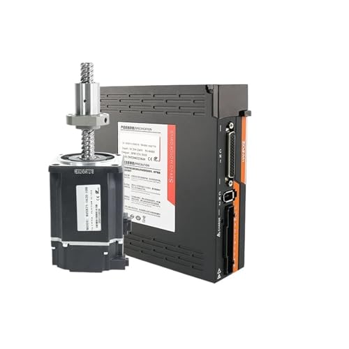Servomotor-Kugelumlaufspindel-Antriebssatz 80SB75-1620-100 4,8 A 2,4 Nm ASD275 AC200-240 V + 3 m Holzbearbeitungskabel AC-Servomotor 750 W(750w-1620-100-ASD275) von JXCHSWOU