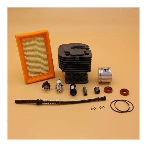 42mm Zylinderkolben Luftkraftstofffilterleitung Öldichtung Zündkerzensatz Passend for FS450 FS 450 Ersatzteil 4128 020 1211 von JXHTWM