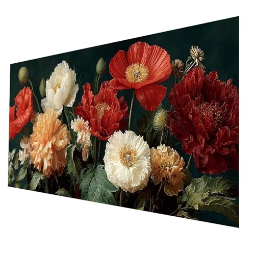 5D Diamond Painting Erwachsene, Diamant Malen Nach Zahlen Blume mit Diamond Painting Zubehör Set Landschaft, Vollbohrer leinwand Malen 60 x 120 CM, Diamant Cross Stitch Bastelset Erwachsene JXL-5266 von JXLEULIN