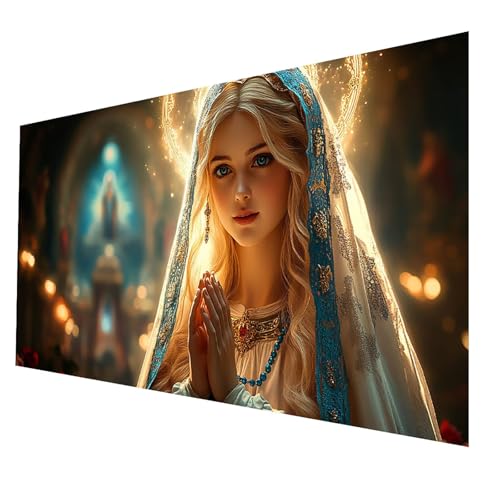 5D Diamond Painting Erwachsene, Diamant Malen Nach Zahlen Heilige Mutter mit Diamond Painting Zubehör Set Frau, Vollbohrer leinwand Malen 70 x 140 cm, Diamant Cross Stitch Bastelset Erwachsene JXL6187 5D Diamond Painting Erwachsene, Diamant Malen Nach Zahlen Heilige Mutter mit Diamond Painting Zubehör Set Frau, Vollbohrer leinwand Malen 70 x 140 cm, Diamant Cross Stitch Bastelset Erwachsene JXL6187 von JXLEULIN