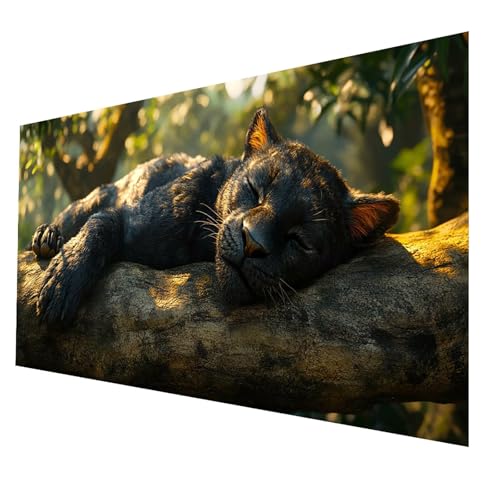 5D Diamond Painting Erwachsene, Diamant Malen Nach Zahlen Leopard mit Diamond Painting Zubehör Set Baum, Vollbohrer leinwand Malen 90 x 180 cm, Diamant Cross Stitch Bastelset Erwachsene JXL-5709 5D Diamond Painting Erwachsene, Diamant Malen Nach Zahlen Leopard mit Diamond Painting Zubehör Set Baum, Vollbohrer leinwand Malen 90 x 180 cm, Diamant Cross Stitch Bastelset Erwachsene JXL-5709 von JXLEULIN
