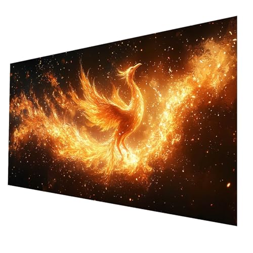 5D Diamond Painting Erwachsene, Diamant Malen Nach Zahlen Phönix mit Diamond Painting Zubehör Set Flamme, Vollbohrer leinwand Malen 70 x 140 cm, Diamant Cross Stitch Bastelset Erwachsene JXL-3947 5D Diamond Painting Erwachsene, Diamant Malen Nach Zahlen Phönix mit Diamond Painting Zubehör Set Flamme, Vollbohrer leinwand Malen 70 x 140 cm, Diamant Cross Stitch Bastelset Erwachsene JXL-3947 von JXLEULIN