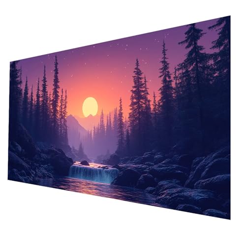 5D Diamond Painting Erwachsene, Diamant Malen Nach Zahlen Sonnenuntergang mit Diamond Painting Zubehör Set Baum, Vollbohrer leinwand Malen 30 x 60 CM, Diamant Cross Stitch Bastelset Erwachsene JXL6782 5D Diamond Painting Erwachsene, Diamant Malen Nach Zahlen Sonnenuntergang mit Diamond Painting Zubehör Set Baum, Vollbohrer leinwand Malen 30 x 60 CM, Diamant Cross Stitch Bastelset Erwachsene JXL6782 von JXLEULIN