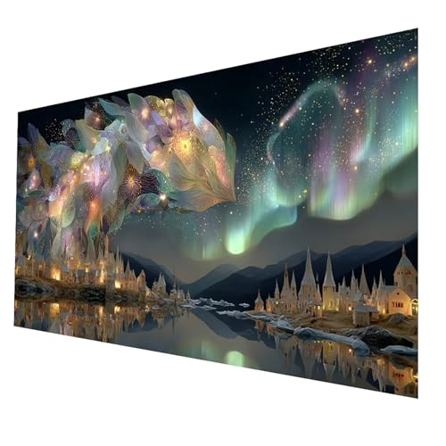 Diamond Painting kinder Abstrakt Diamond Painting 35x70 CM, DIY Crystal art Cross Stickerei Basteln Erwachsene Landschaft, 5D Diamant Malen Nach Zahlen Erwachsene, Geschenke für Frauen JXL-5913 von JXLEULIN